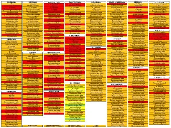 112 адміністративних одиниць матимуть «червоний» рівень епіднебезпеки з 2 листопада. Ви вже знаєте, як будете працювати? 112 адміністративних одиниць матимуть «червоний» рівень епіднебезпеки з 2 листопада. Ви вже знаєте, як будете працювати?