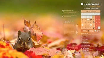 виробничий календар на листопад